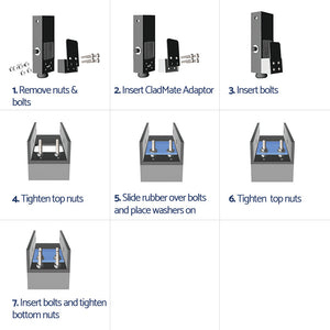 CladMate Adaptor for 17-20mm for installing Weatherboards